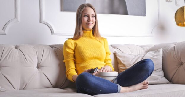 girl sitting alone