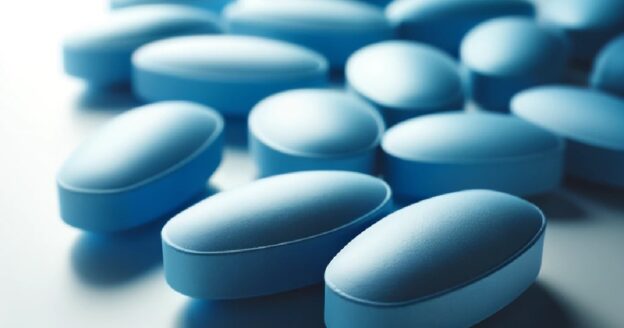 Blue fentanyl pills