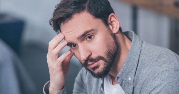 Man worrying about autism diagnosis